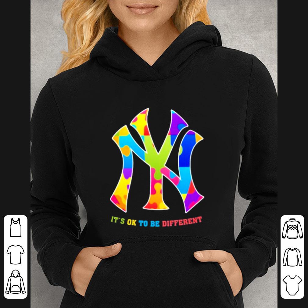 Nice New York Yankees Autism It’s ok to be different shirt
