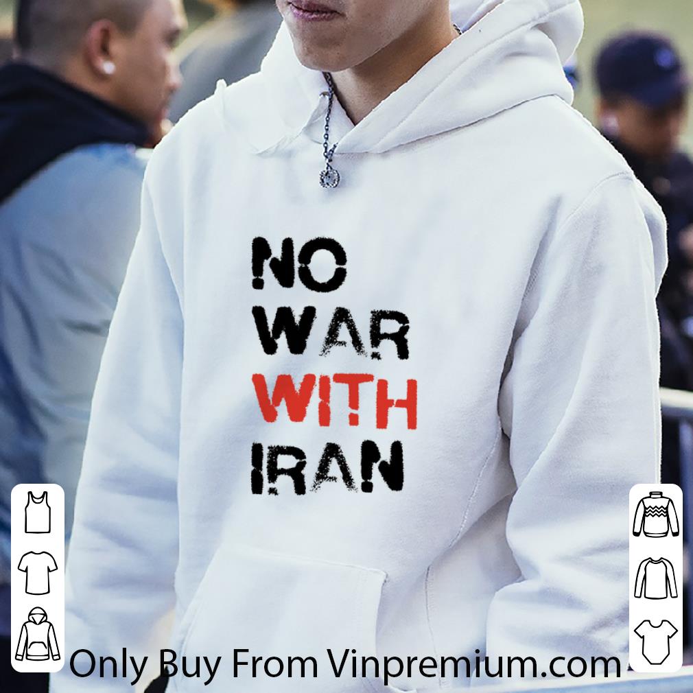Original No War With Iran shirt