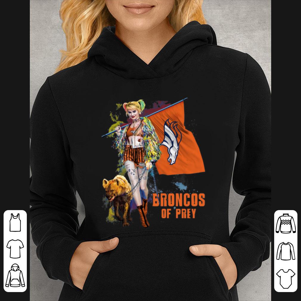 Top Harley Quinn Denver Broncos Of Prey Denver Broncos Flag shirt