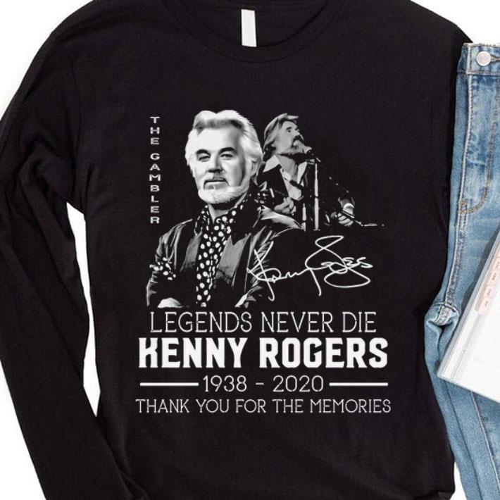 Best Legends Never Die Kenny Rogers 1938-2020 Signature shirt