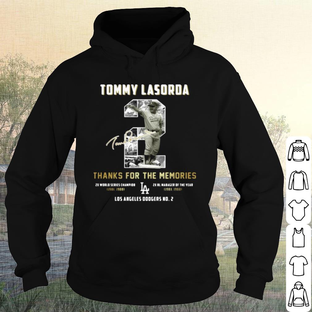Premium Tommy Lasorda Thanks For The Memories La Dodgers shirt