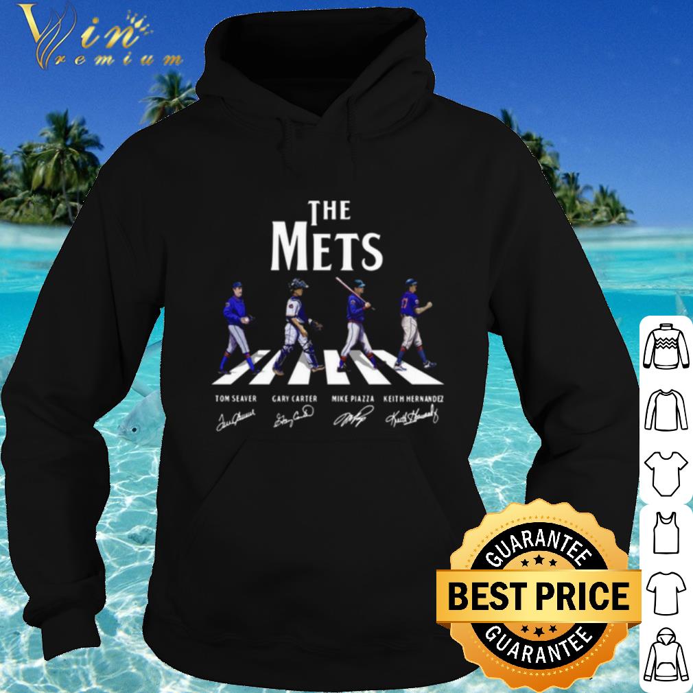 Official The New York Mets Abbey road 2021 signatures shirt