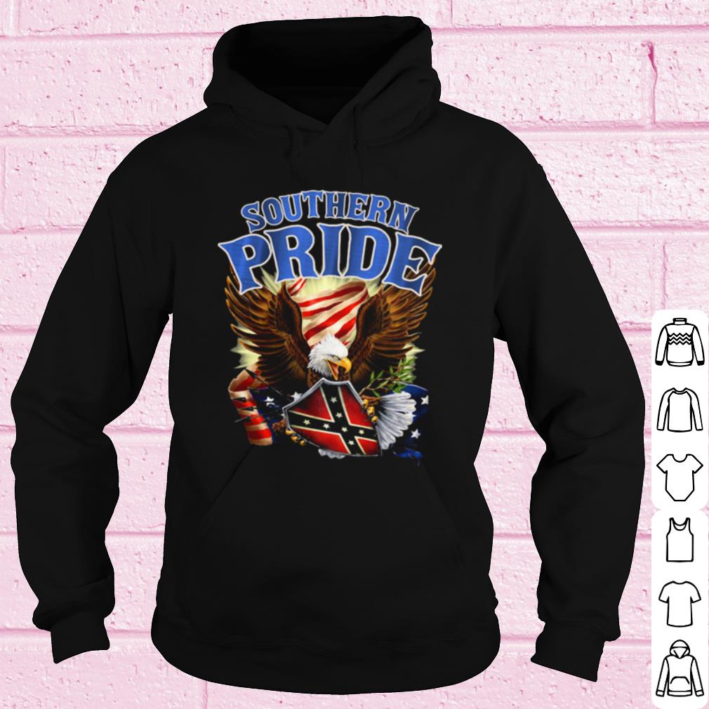 Nice Southern Pride Eagle American Shield Flag shirt