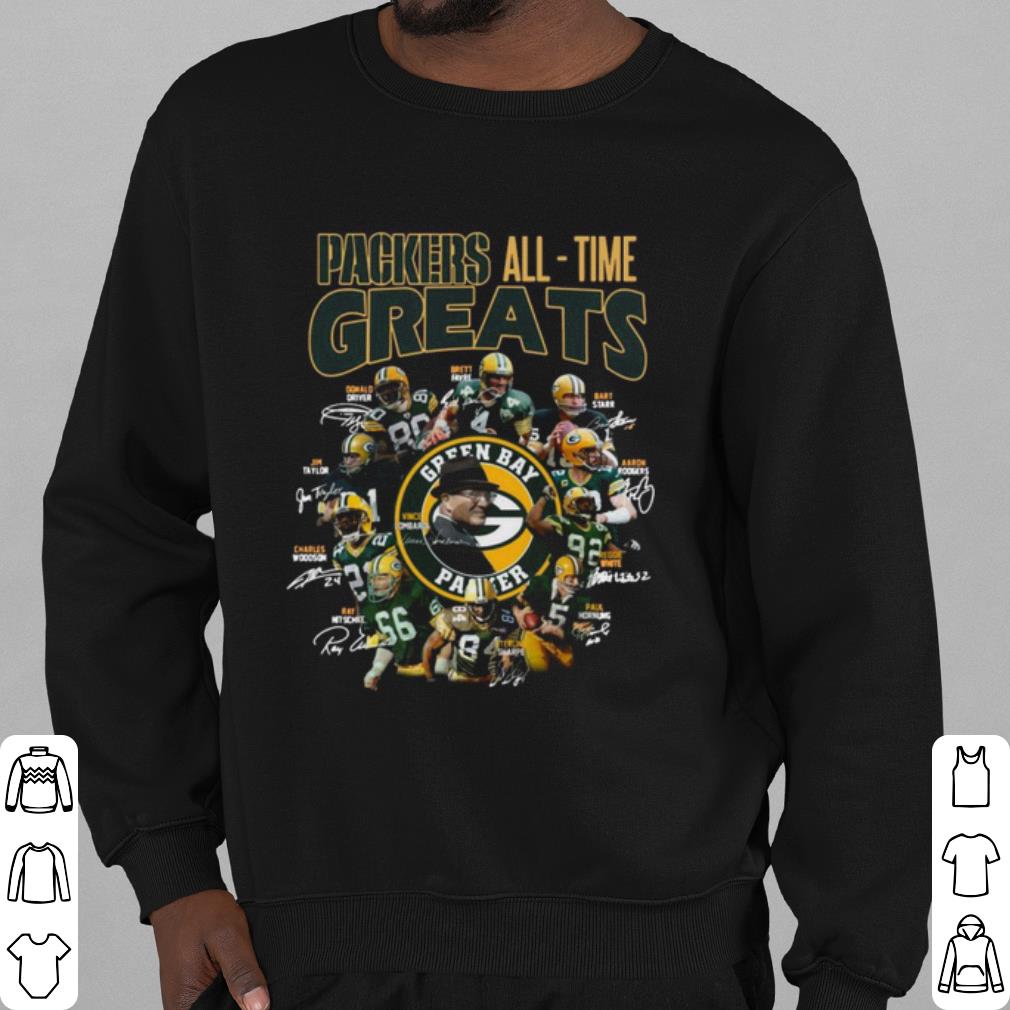 Premium Packers All Time Greats Team Signature shirt