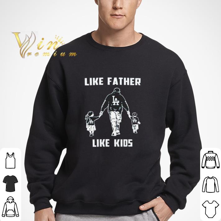 Like Father Like Kids Dodgers Inspired shirt