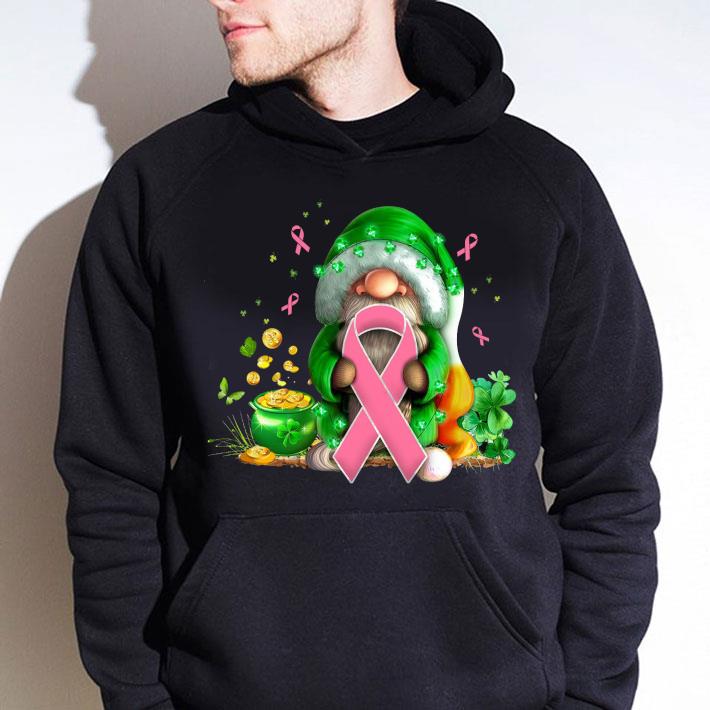 Gnome Breast Cancer Awareness St. Patrick's day shirt