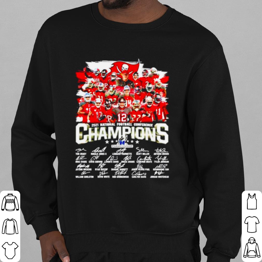 Premium Tampa Bay Buccaneers National Football Conference Champions Signatures shirt