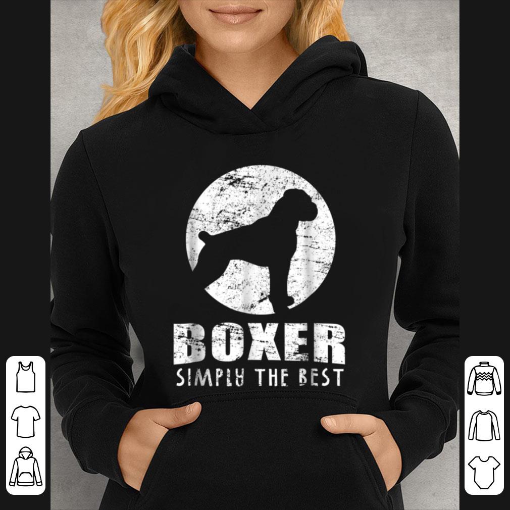 Official Boxer Dog - Vintage Boxer Simply The Best Dog shirt