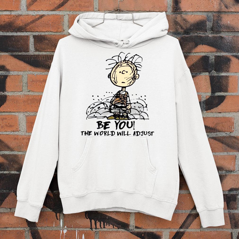Peanuts Charlie Brown be you the world will adjust shirt