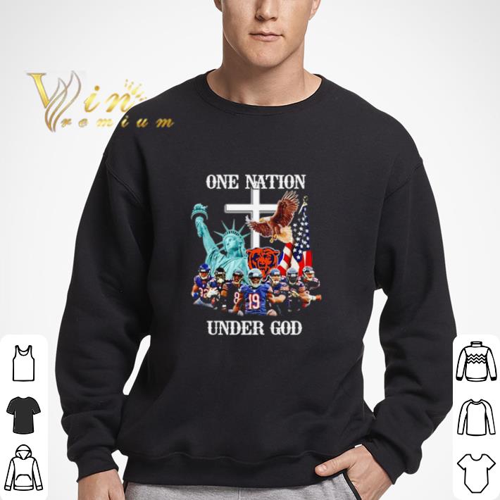 Chicago Bears one nation under God 2020 shirt