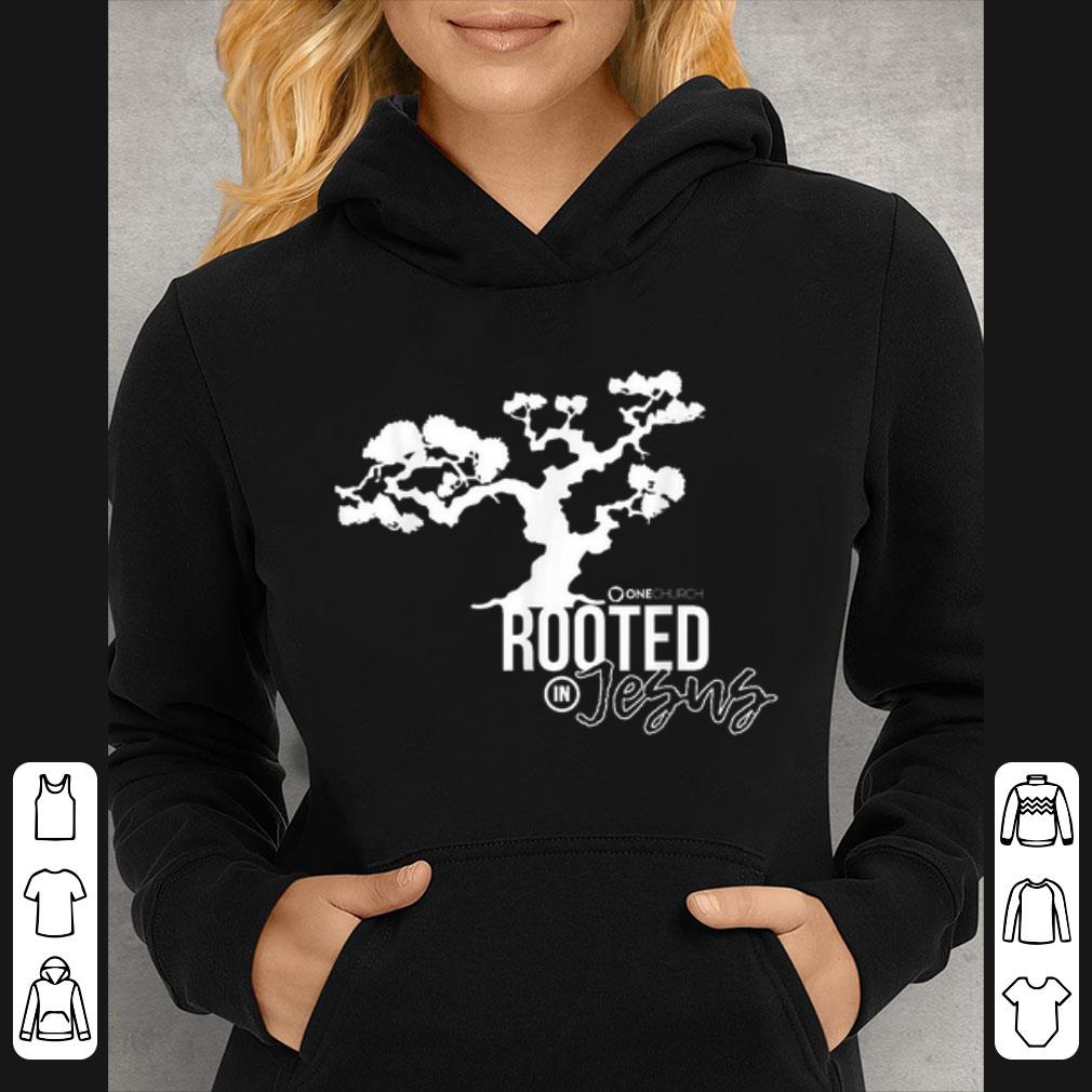 Official Rooted In Jesus Peace Tree shirt
