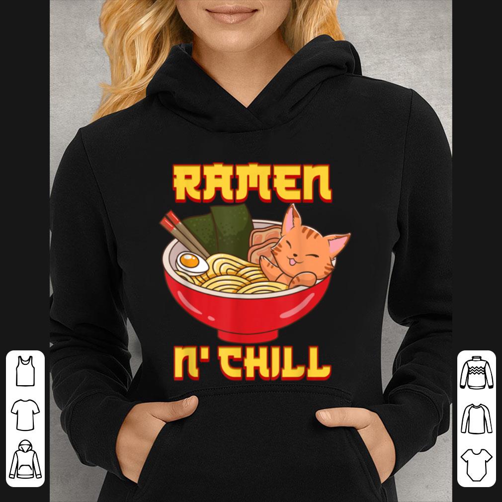 Nice Anime Ramen Cats Cat Kawaii Neko Japanese shirt