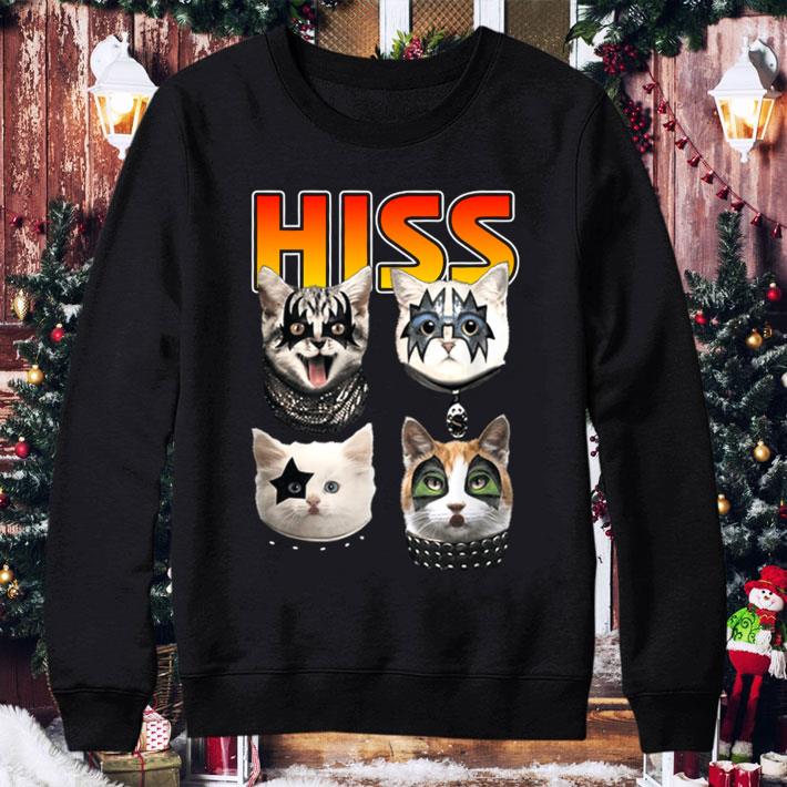 Hiss Meow Cats Rock Band Member Kiss Shirt