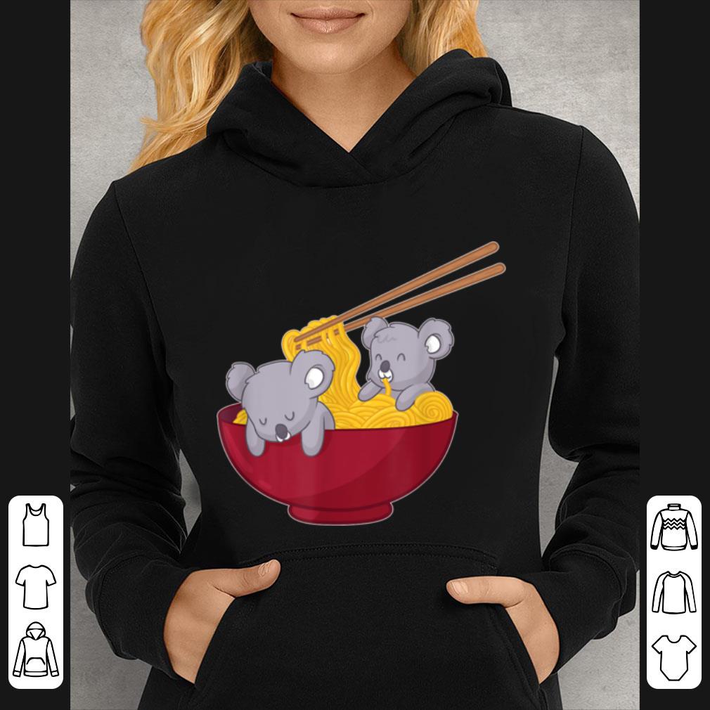Nice Kawaii Anime Japanese Ramen Noodles Koala Bear T shirt