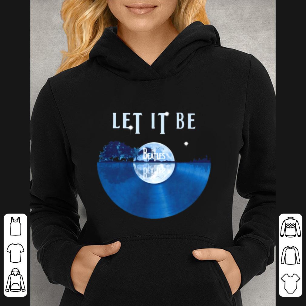 Pretty The Beatles Let It Be disc music shirt