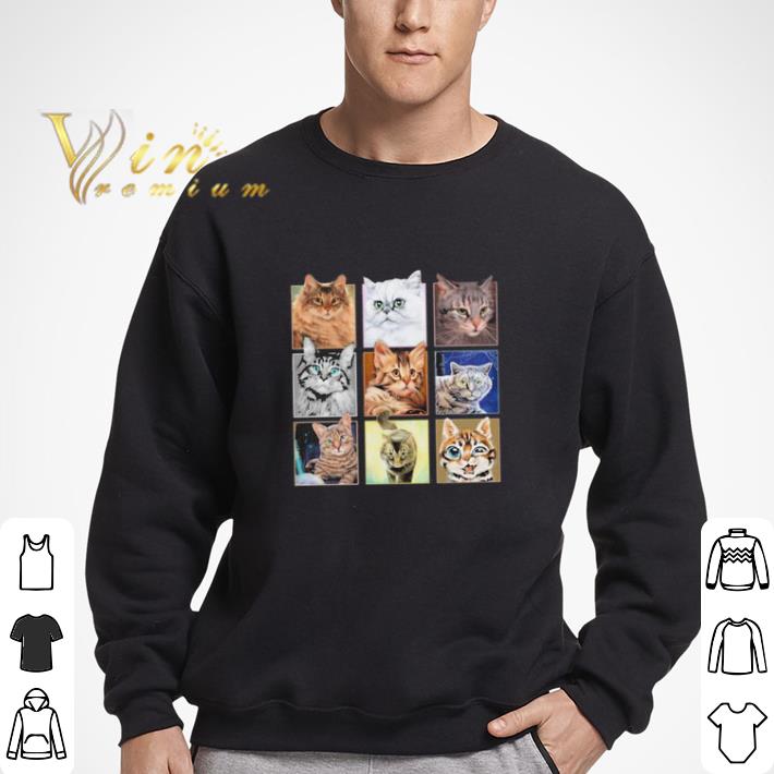 Cats In Squares shirt