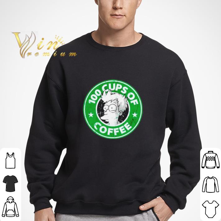 Futurama 100 cups of coffee shirt