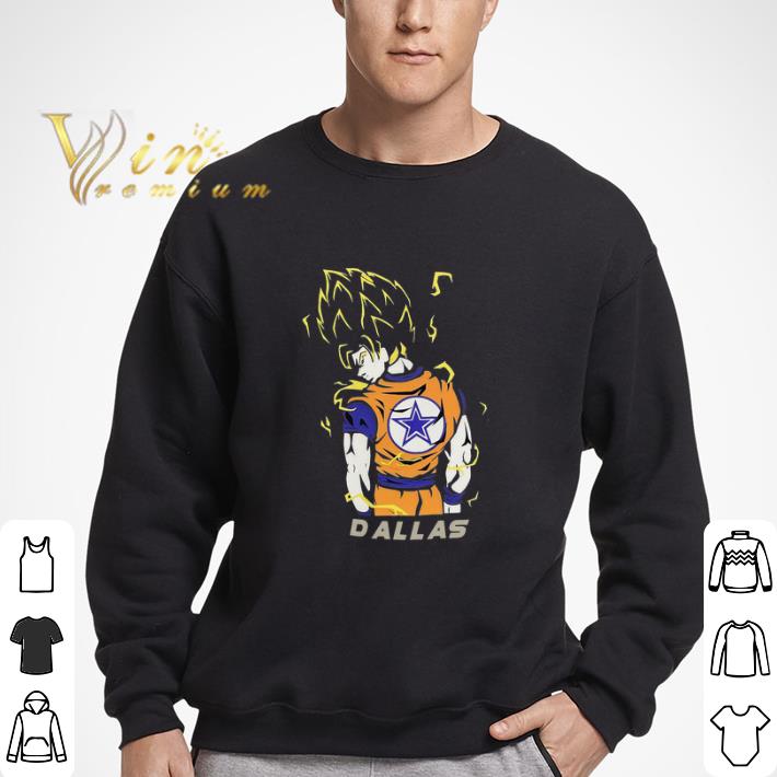 Dallas Cowboys Songoku Dragon Super Saiyan shirt