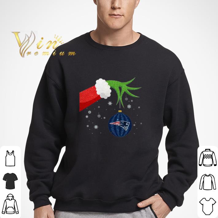 The Grinch Christmas Ornament New England Patriots shirt