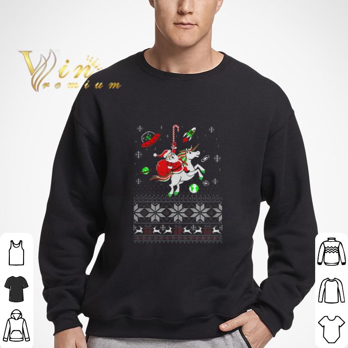 Santa Unicorn Ugly Christmas shirt