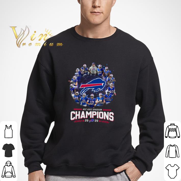 Buffalo Bills Team Afc East Division Champions 2020 Signatures shirt