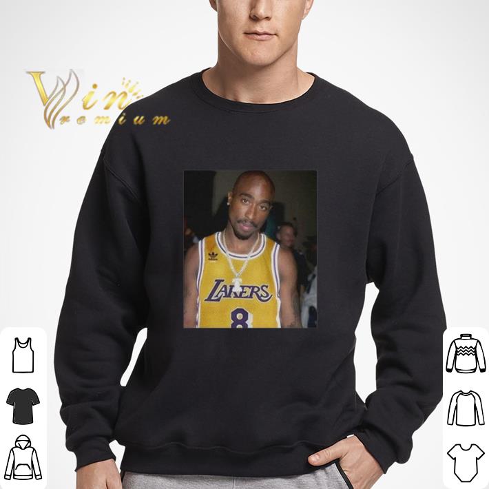 08 Rapper Tupac Shakur Los Angeles Lakers shirt