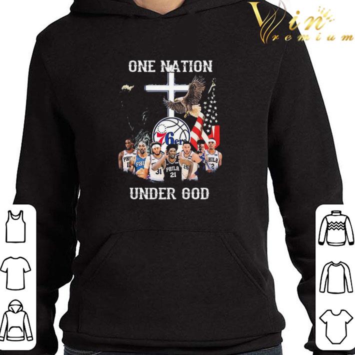 Philadelphia 76ers One Nation Under God shirt