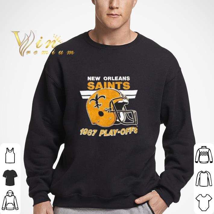1987 new orleans saints playoffs vintage shirt