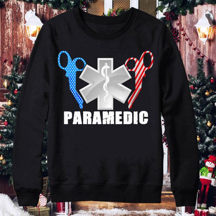 Paramedic Logo And Scissors American shirt