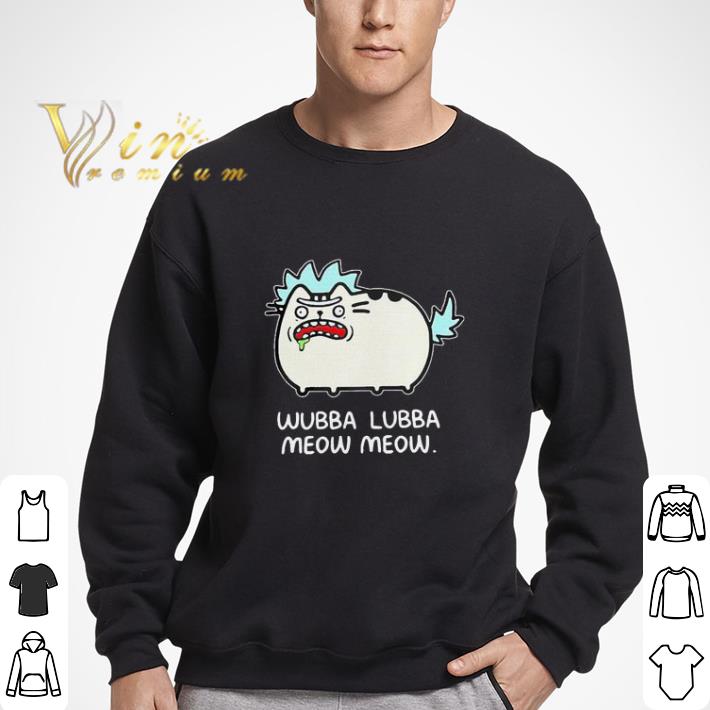 rick and moty wubba lubba meow meow shirt