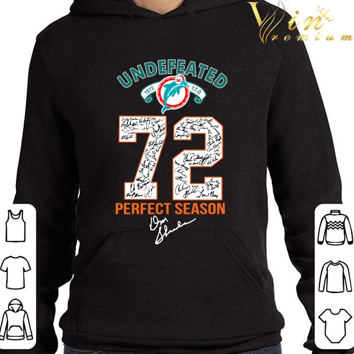 No.72 Undefeated Dolphins shirt