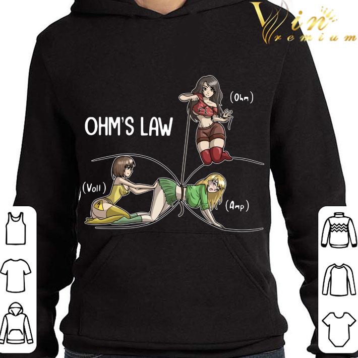 Anime Girls Ohms Law Ohm Volt Amp shirt