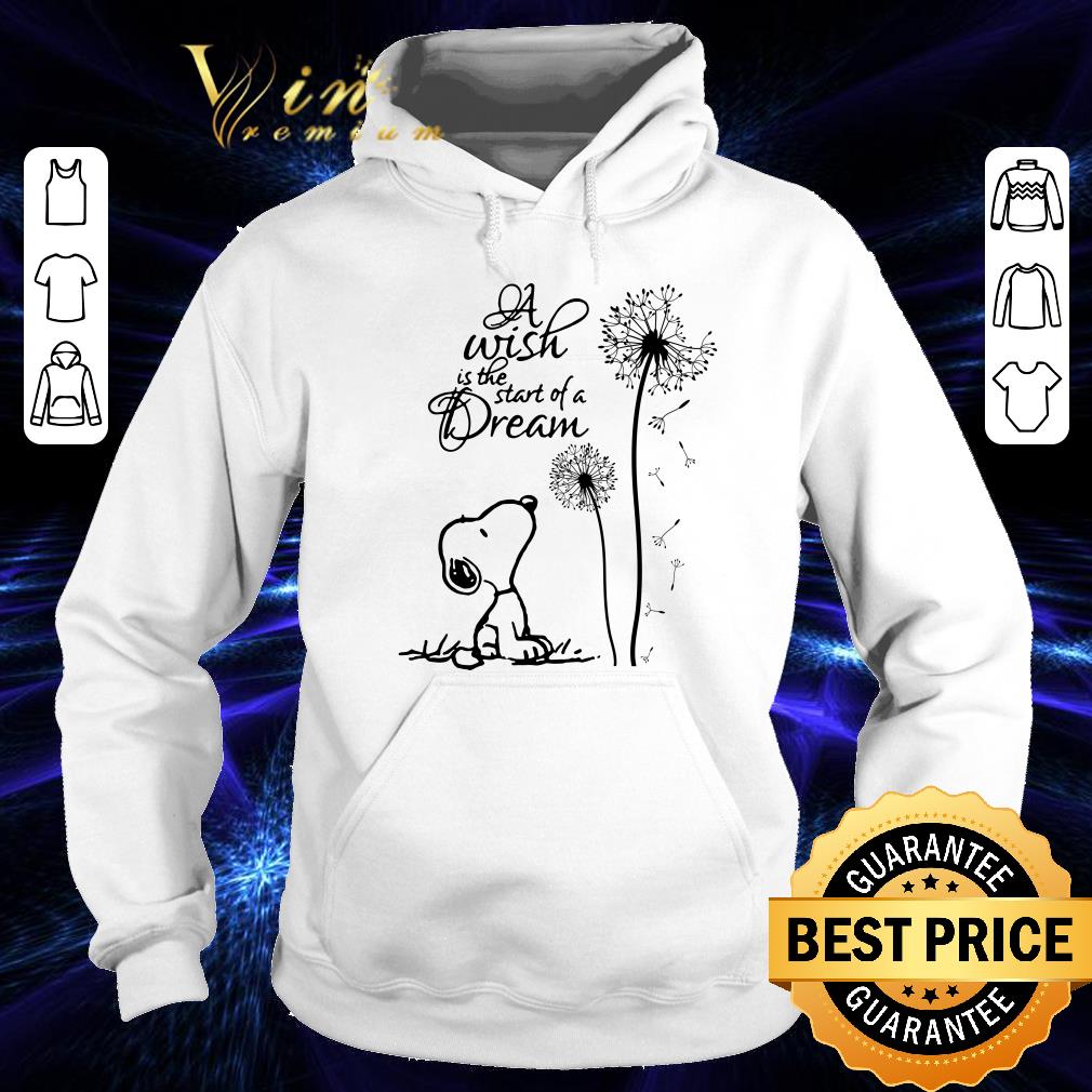 A Wish Is The Start Of A Dream Snoopy shirt