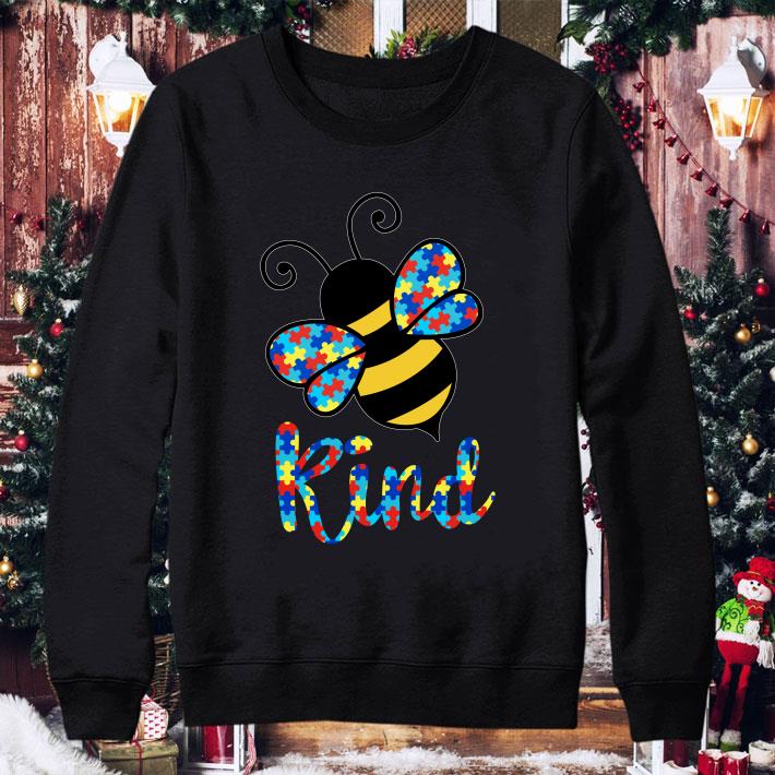Autism Awareness Bee Gift Cute Autism Puzzle Bee Kind shirt