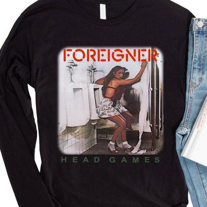 Foreigner Band Head Games shirt