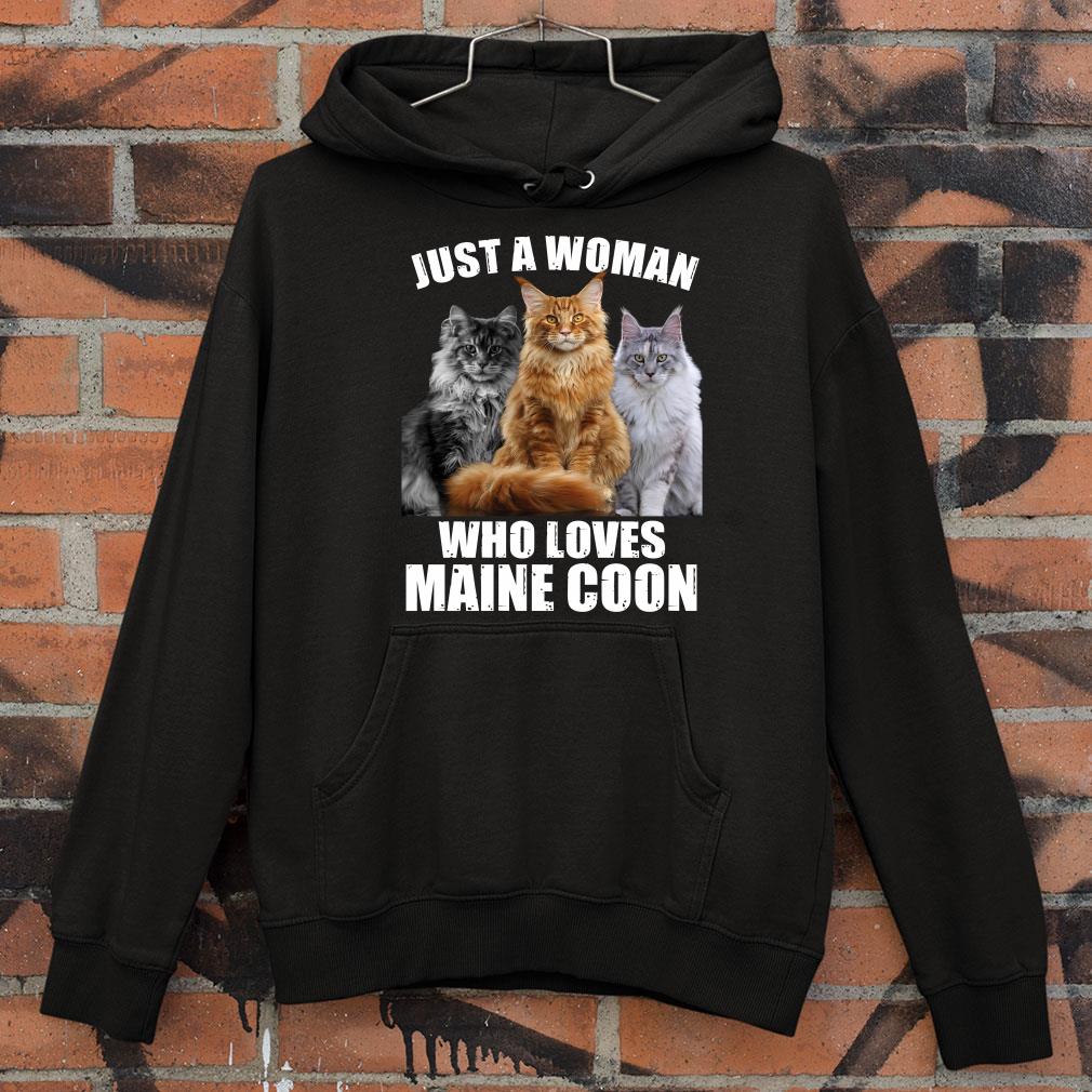Just a woman who loves Maine Coon cat shirt