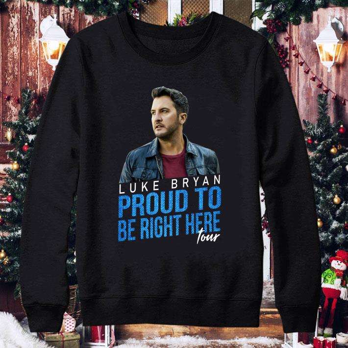 Luke Bryan Proud To Be Right Here Tour shirt