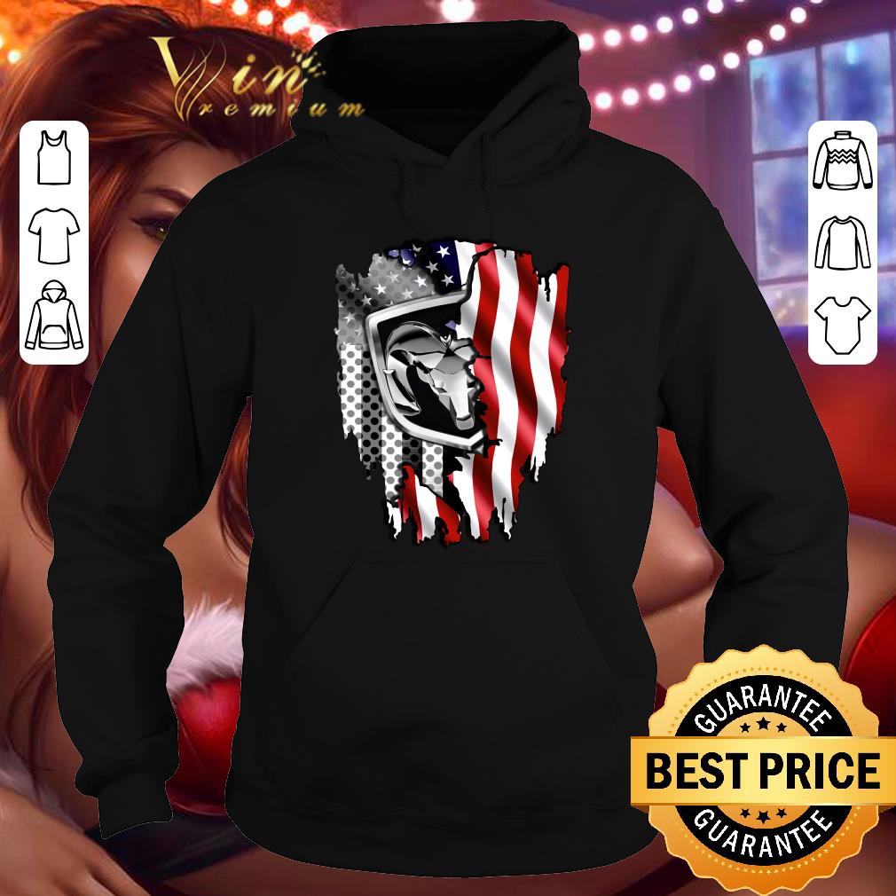 Premium Independence Day 4th of July Dodge Ram Head American Flag shirt