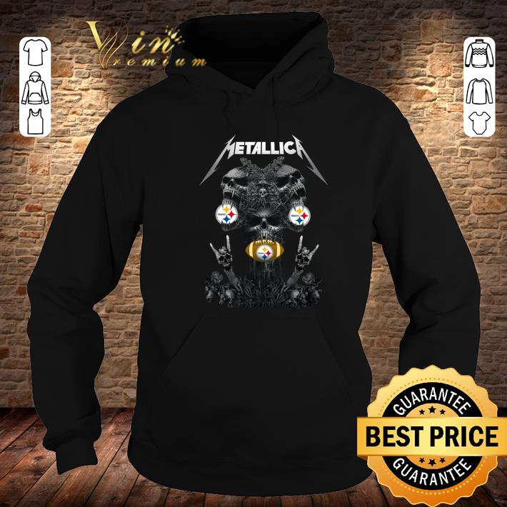 Skulls Metallica Pittsburgh Steelers shirt