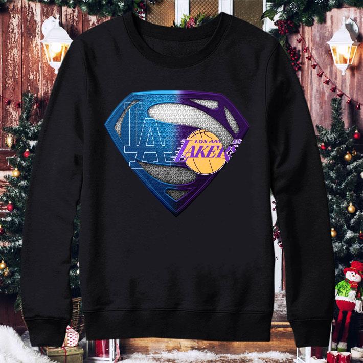 Superman Los Angeles Dodgers And Los Angeles Lakers shirt