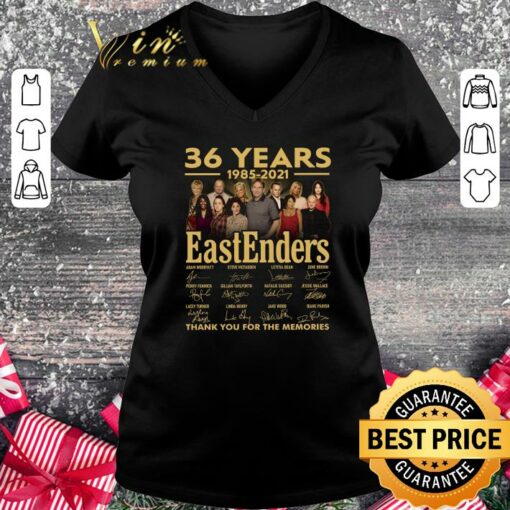 Best 36 Years 1985-2021 EastEnders Signatures Thank You For The Memories Shirt 2