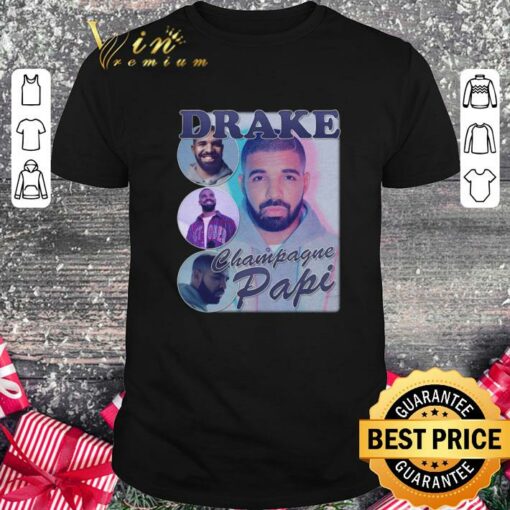 Funny Drake Champagne Papi Hip Hop Bootleg Rapper Vintage Style Shirt 1