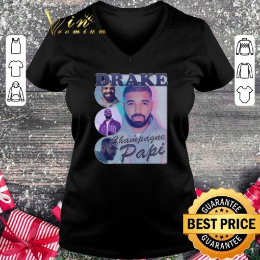 Funny Drake Champagne Papi Hip Hop Bootleg Rapper Vintage Style Shirt 2