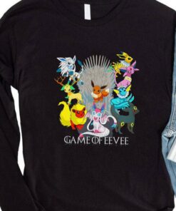 Official Game of Eevee Pokemon Evolutions Eevee Mega Evolve shirt 7