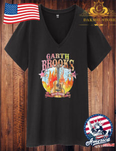 Graphic Garths Arts Brook Guitarist V Neck
