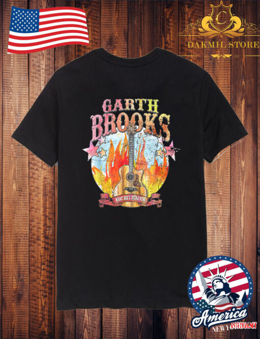Graphic Garths Arts Brook Guitarist T-Shirt