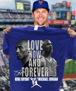 Best Love Now And Forever Kobe Bryant Michael Jordan Signatures Shirt, Chicago Bulls, Los Angeles Lakers 6