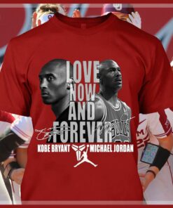 Best Love Now And Forever Kobe Bryant Michael Jordan Signatures Shirt, Chicago Bulls, Los Angeles Lakers 7