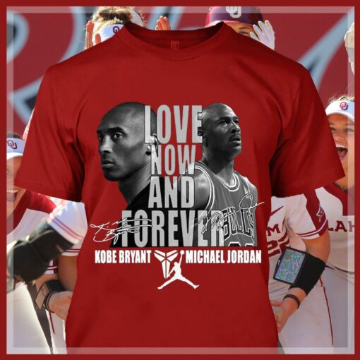 Best Love Now And Forever Kobe Bryant Michael Jordan Signatures Shirt, Chicago Bulls, Los Angeles Lakers 4