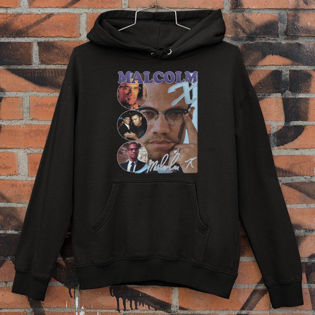 Malcolm X Bootleg Rap Civil Rights Vintage Style T-Shirt